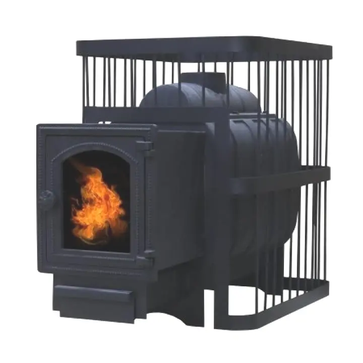 Печь банная ComfortProm ЧУГУН ПРЕМИУМ до 26 м³, чугунная дверь со стеклом