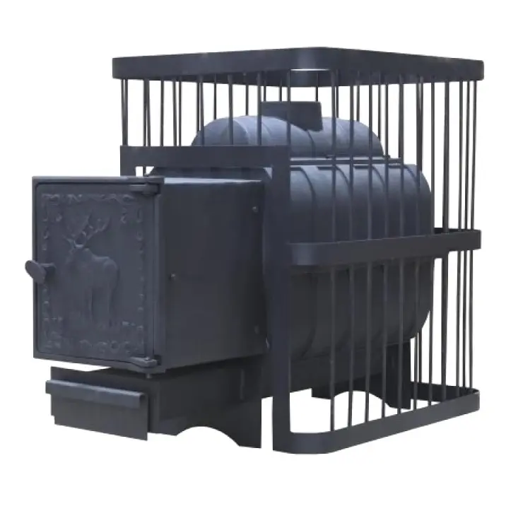 Печь банная ComfortProm ЧУГУН ПРЕМИУМ до 26 м³, чугунная дверь