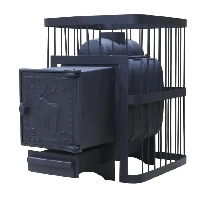 Печь банная ComfortProm ЧУГУН, для парной 20 м³, чугунная дверь