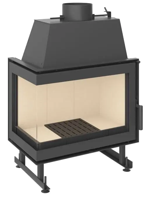 Каминная топка ECO 70 L с шамотом 40 мм