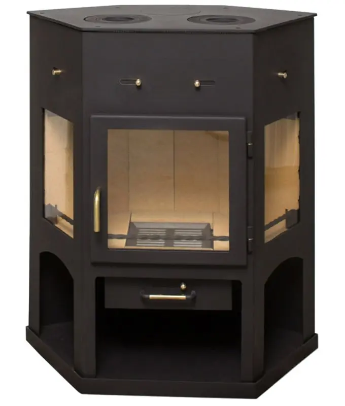 Печь-камин ЕНИСЕЙ с плитой