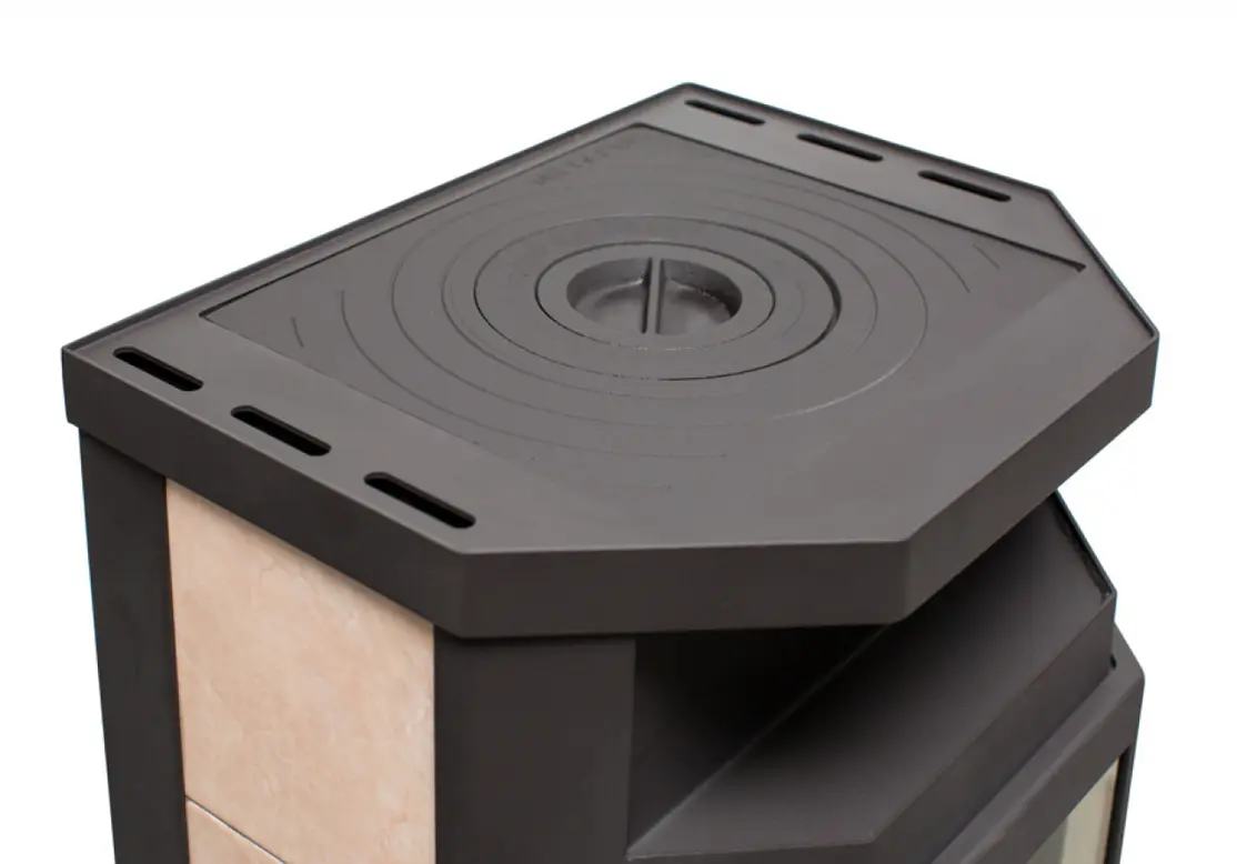 Печь-камин ОКА с плитой