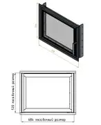 Дверь печная "ДК-02"