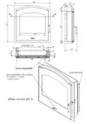Дверь печная "ДП-14"