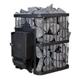 Печь для бани "ComfortProm СТАЛЬ 8 мм БЕЗ ВЫНОСА, чугунная дверь"