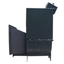 Печь для бани "ComfortProm СТАЛЬ ПАНОРАМА, закрытая каменка"