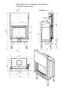 Каминная топка "FENIX 1E"