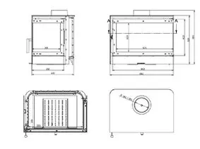 Каминная топка "ECO M 14 L"