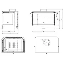 Каминная топка "ECO M 14 3F"