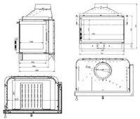 Каминная топка "ECO iMax 7 R standard D"