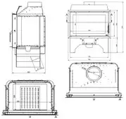 Каминная топка "KFD ECO iLux 90"