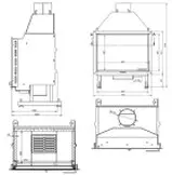 Каминная топка "KFD ECO i70"