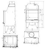 Каминная топка "KFD ECO iLine 5161"