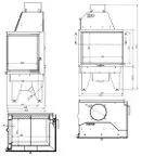 Каминная топка "KFD ECO iLine 5161 L"