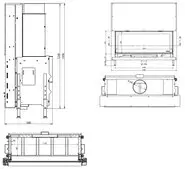 Каминная топка "KFD Linea H 1320 4.0"