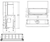Каминная топка "KFD Linea H 1570 4.0"