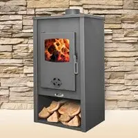 Печь-камин Blist Basel серая