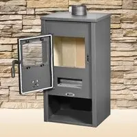 Печь-камин Blist Basel серая