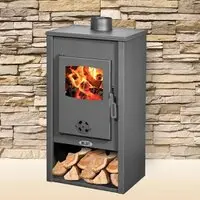 Печь-камин Blist Basel серая