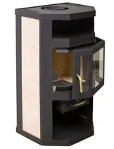 Печь-камин "Ока с плитой"