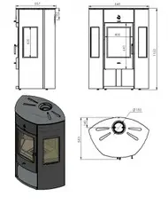 Печь-камин "Енисей 2"