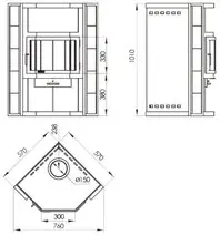 Печь-камин "Амур"